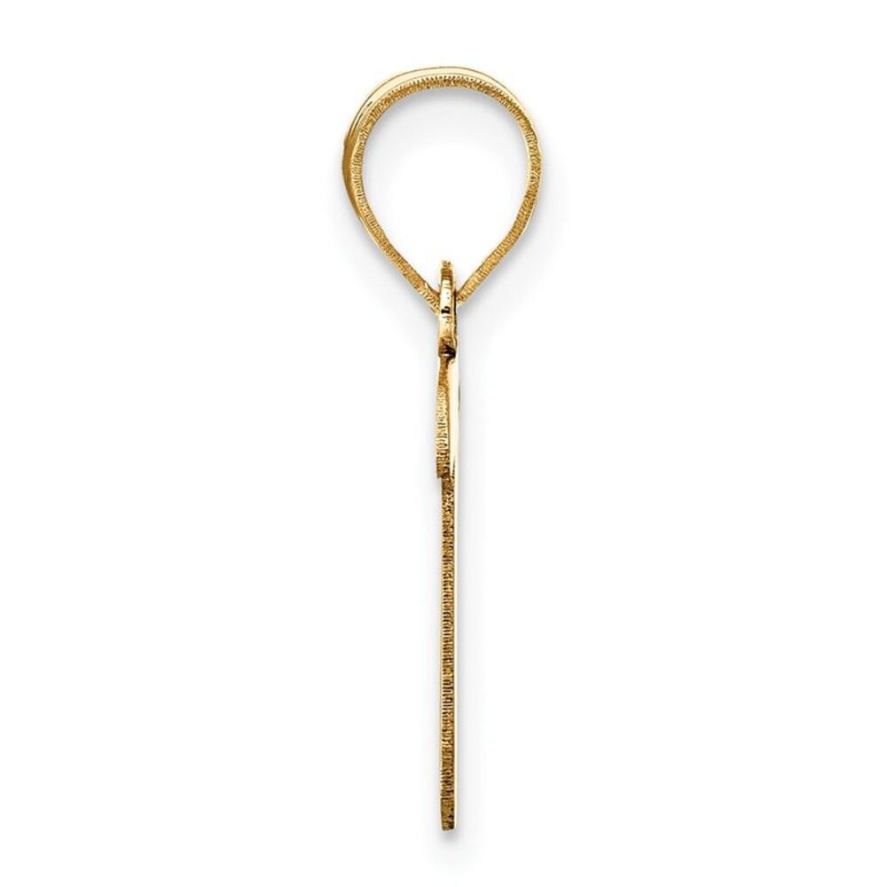 Kazi Luxury 14k Yellow Gold Polished Script Lette… - image 2